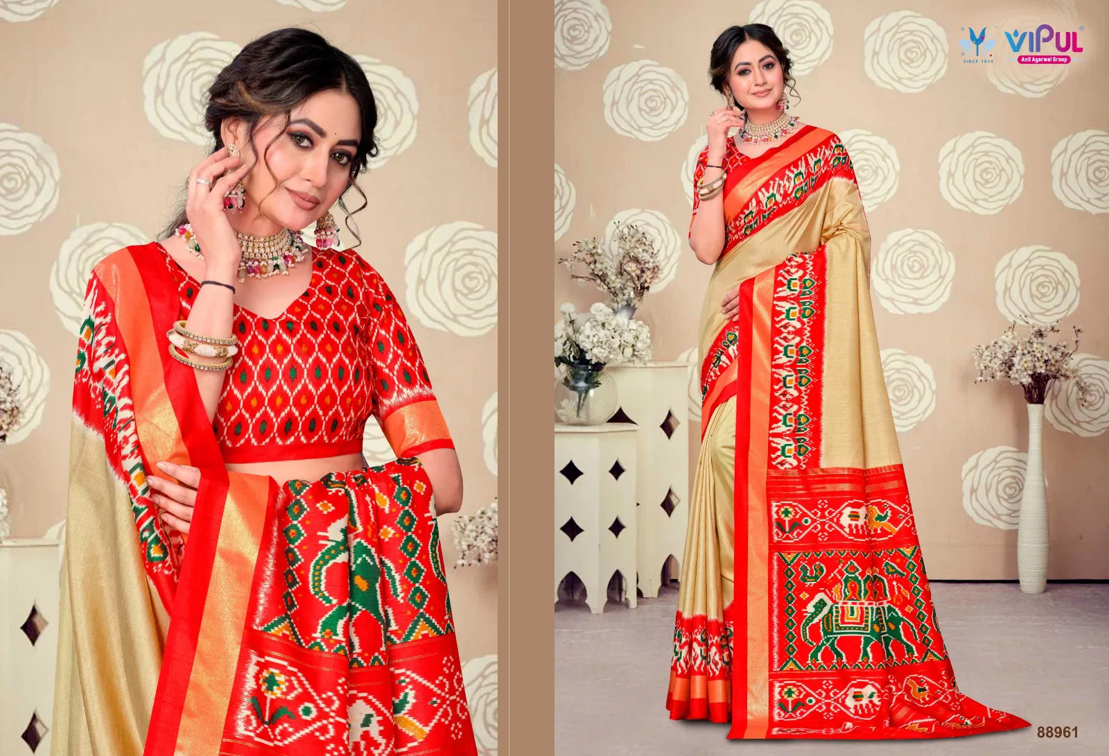 Sentosa Silk By Vipul Soft Silk Occasion Wear Saree Exporters In India